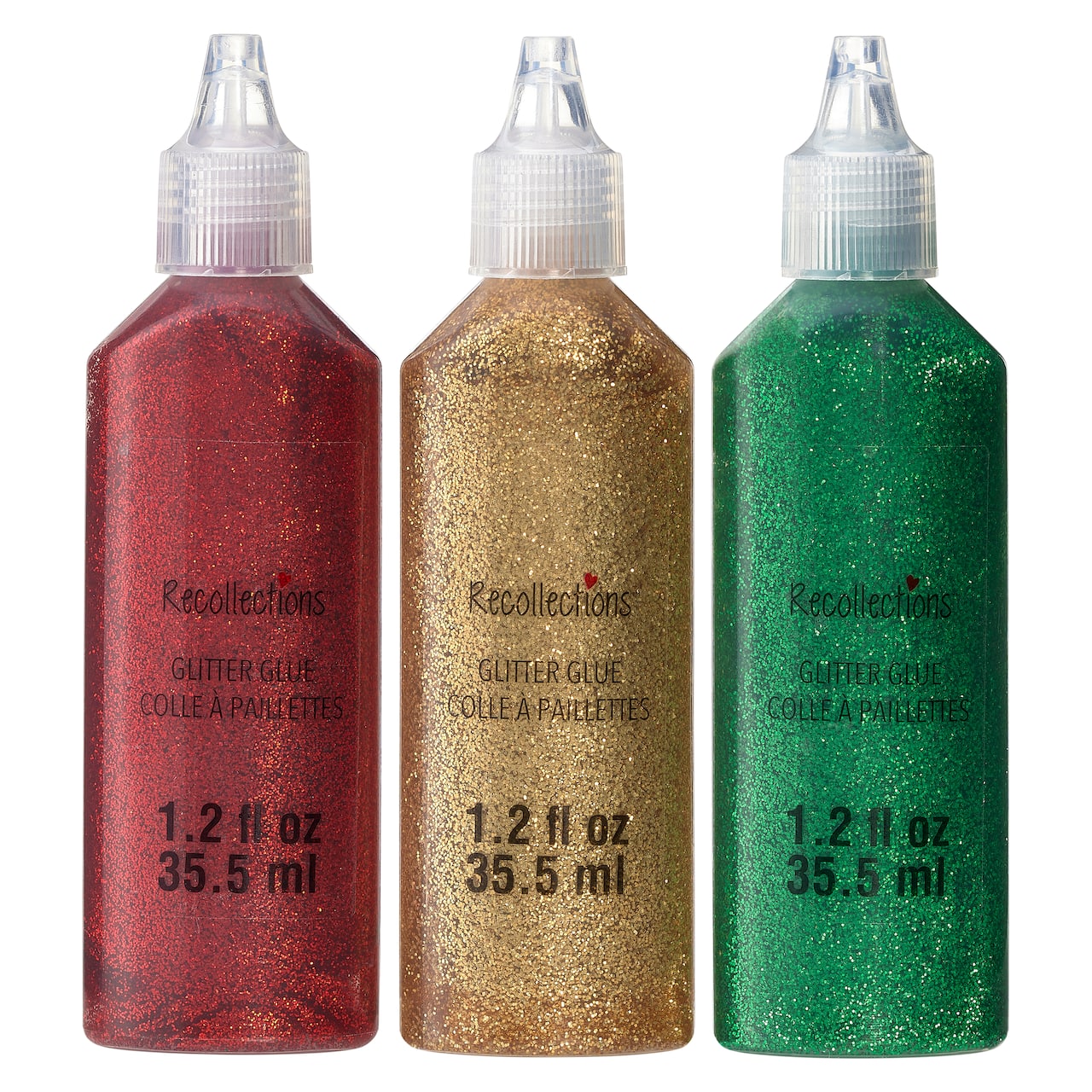 12 Packs: 3 ct. (36 total) Mixed Glitter Glue by Recollections™